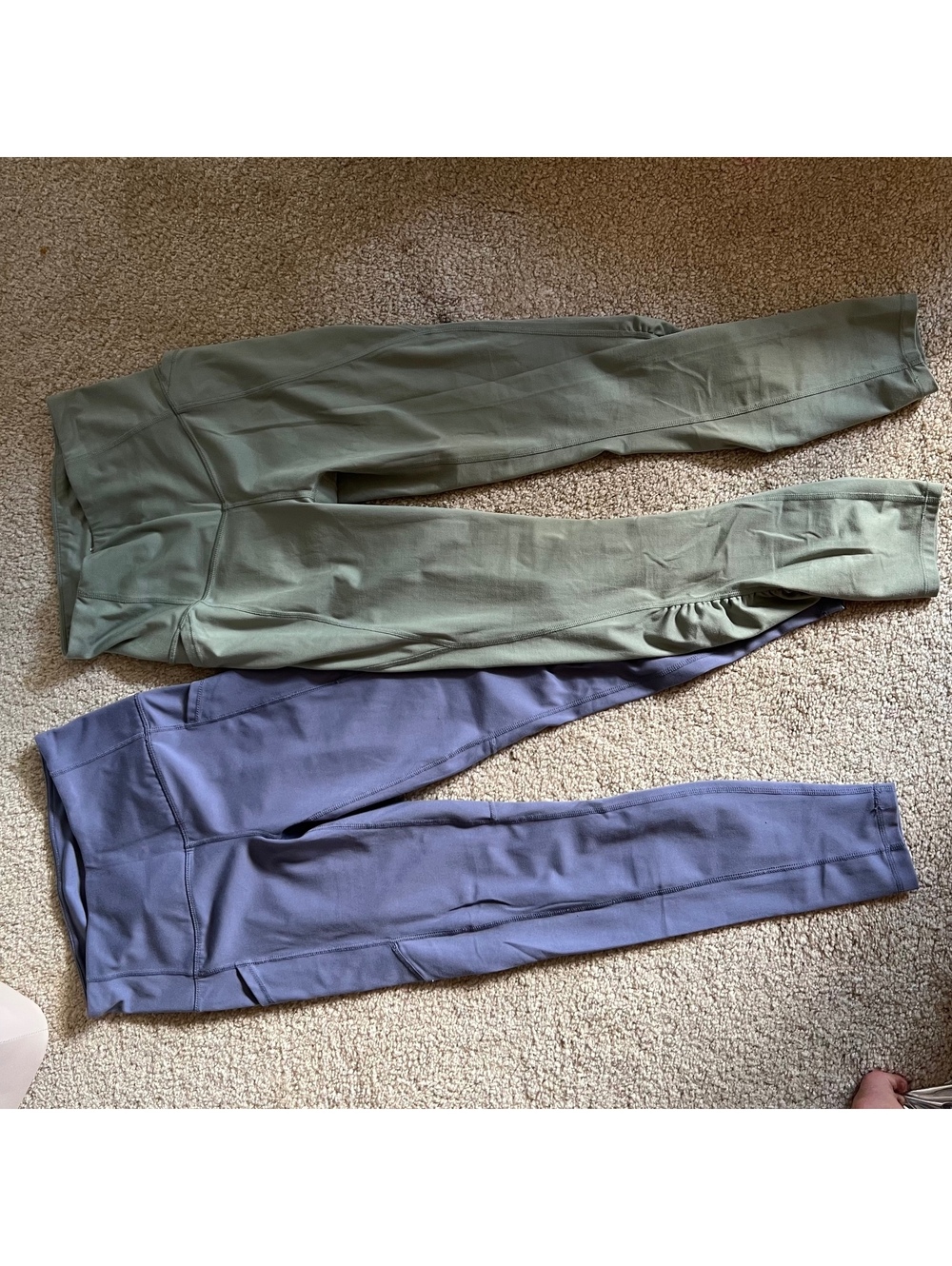 Workout Leggings Bundle - Gray, Black, Sage, and Perriwinkle Size Small - Picture 5 of 5